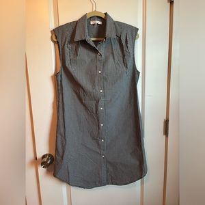 Frame Houndstooth Mini Dress